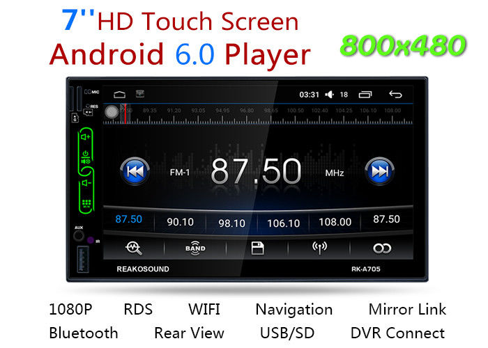 7/" 2Din TFT 1080P Auto MP5 MP3 Player RDS Bluetooth Audio Radio Stereo AM//FM ISO