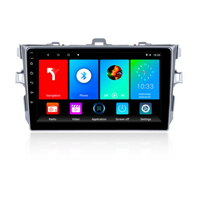 Capacitive Screen Phonelink Android Car Stereo Radio Player For Toyota Corolla 2007-2013