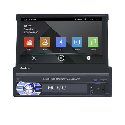 1 Din Retractable Screen Car Stereo 7 Inch Touch Screen Car Radio 11 Usb Mp5 Player