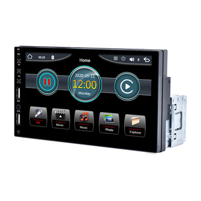 BT Dual USB Single Din Car Radio Fast Charging Mp5 Car Stereo AUX Rear View Camera