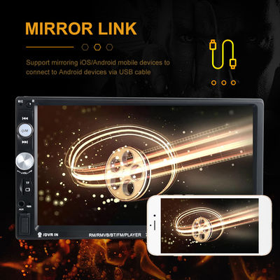 2Din Car Mp5 Player 7 Tft Hd Touch Screen Universal Audio Player 7023b Mirror Link