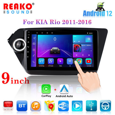 Reako 9'' Android Car Radio Double Din Car Stereo For Kia RIO 2011-2016