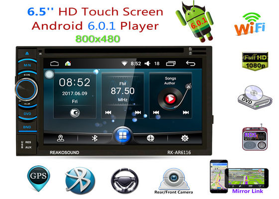 Full Touch Car 2din Stereo 6.5 Inch Android Auto Head Unit Digital Screen