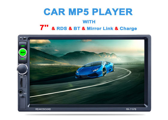 China Mute Clock Car Stereo 2 Din Bluetooth Automatic Expansion Multimedia System supplier