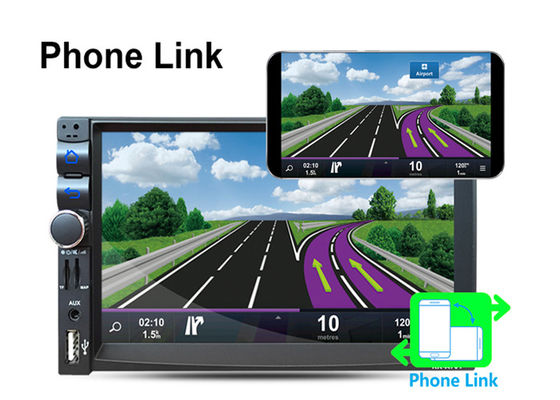 Track Display Double Din Mp5 Stereo 178x100mm Car Mp5 Player Bluetooth Gps