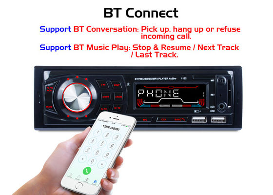 Enabled Bt Car Stereo Car Radio Cd Player Bluetooth Iso Cable Optional
