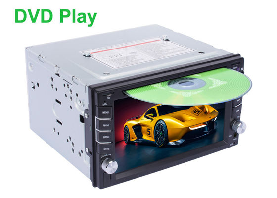 Front USB 2.0 Double Din Car DVD Player Double Din Dvd Head Unit IR Remote Control