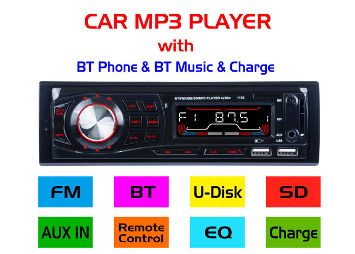 Enabled Bt Car Stereo Car Radio Cd Player Bluetooth Iso Cable Optional