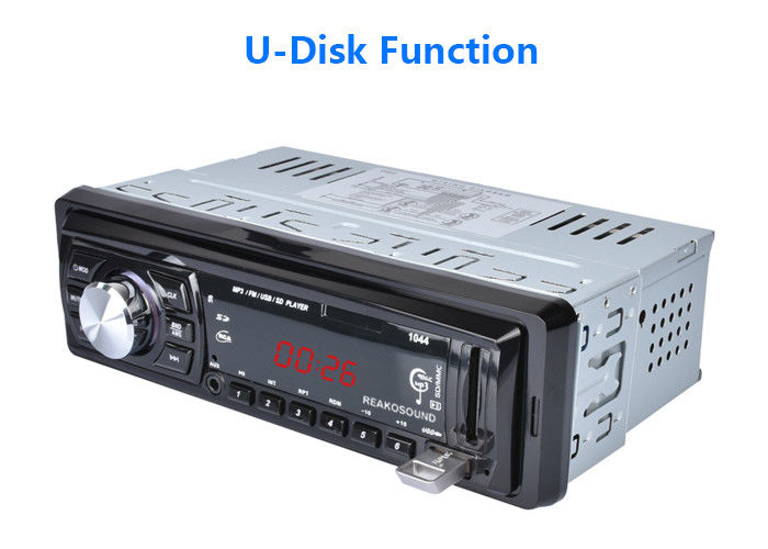 Multimedia Led Car Radio Mp3 Player Sd Card Single Din MP3 Player Fm Tuner Fcc