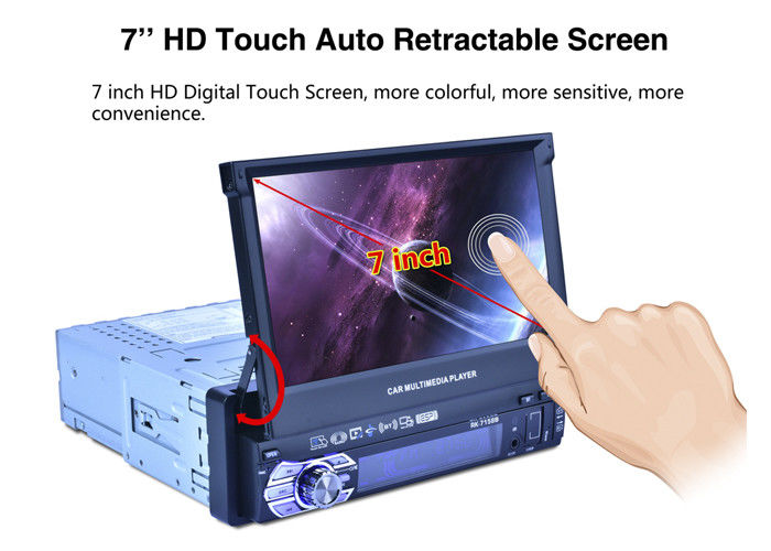 Single Din Car Mp5 Player Touch Screen 7158B 7 Inch Car Stereo Dvd Player